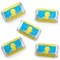 Big Dot of Happiness Ducky Duck - Mini Candy Bar Wrapper Stickers - Baby Shower or Birthday Party Small Favors - 40 Count